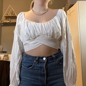 Puff sleeve top